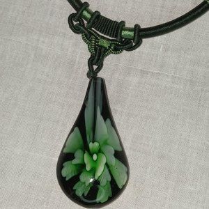 Glass necklace